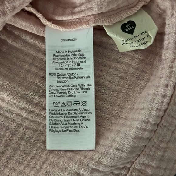 Madewell Casual Pink Blouse - Picture 5 of 6
